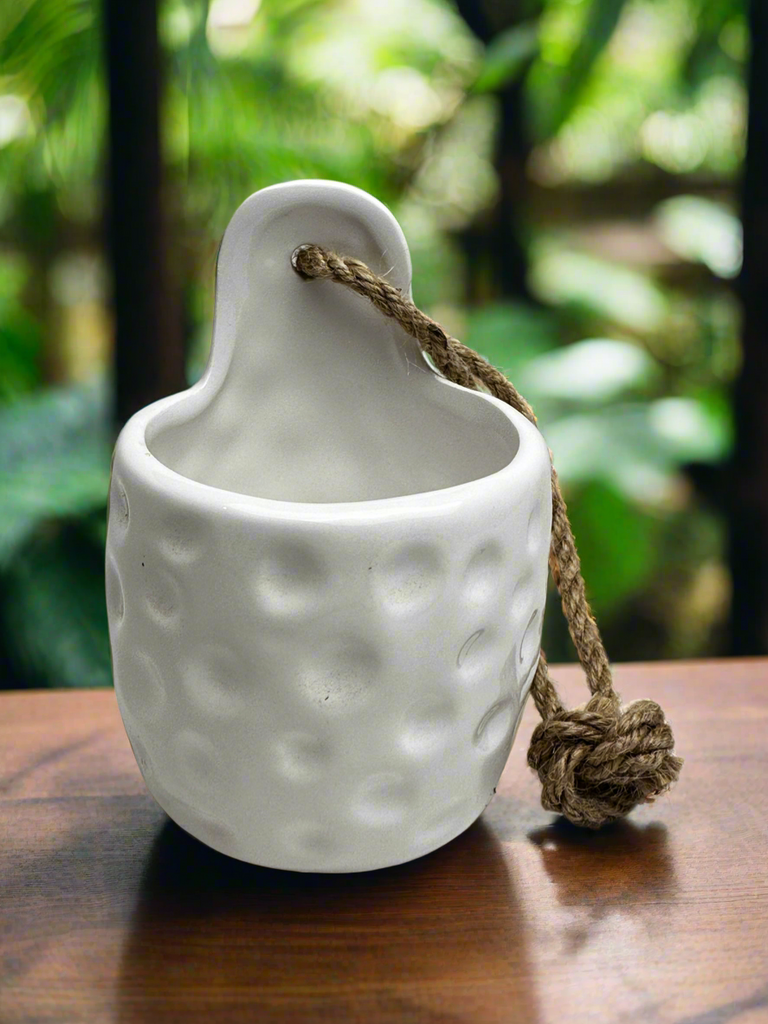 boho pot planter Boho Hanging Planter